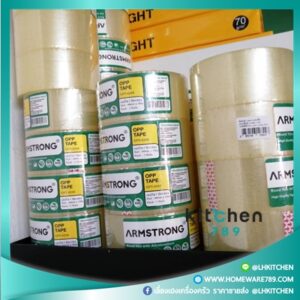 เทปกาวแบบหนา กาวเหนียว ความยาว 100 หลา (แพค6ม้วน)