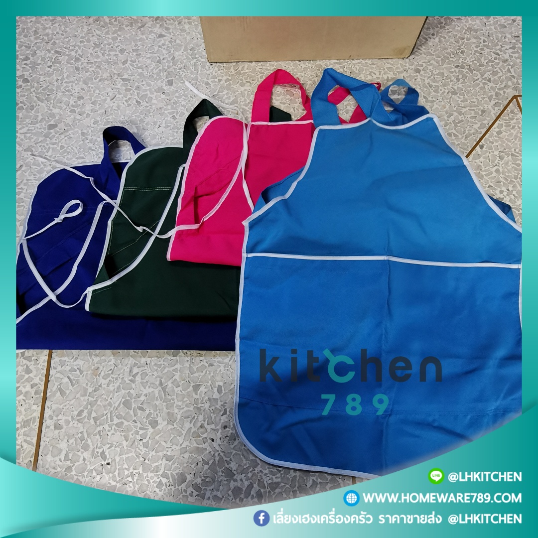 ผ้ากันเปื้อน หมวกคลุมผม ผ้าปิดปาก พร้อมส่ง มีราคายกโหล - Image 4