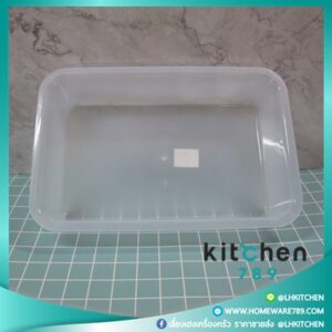 ถาดสี่เหลี่ยมพลาสติกสีขุ่น ถาดพลาสติก ถาดอเนกประสงค์