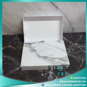 กล่องจั่วปัง กล่องพรีเมียม กล่องเปล่า ลายหินอ่อน ฝาเลื่อน