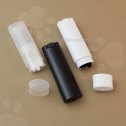 หลอดลิปบาล์ม หลอดลิปมัน หลอดลิป แบบวงรี 5 ml. (แพค 4 ชิ้น) - Image 5