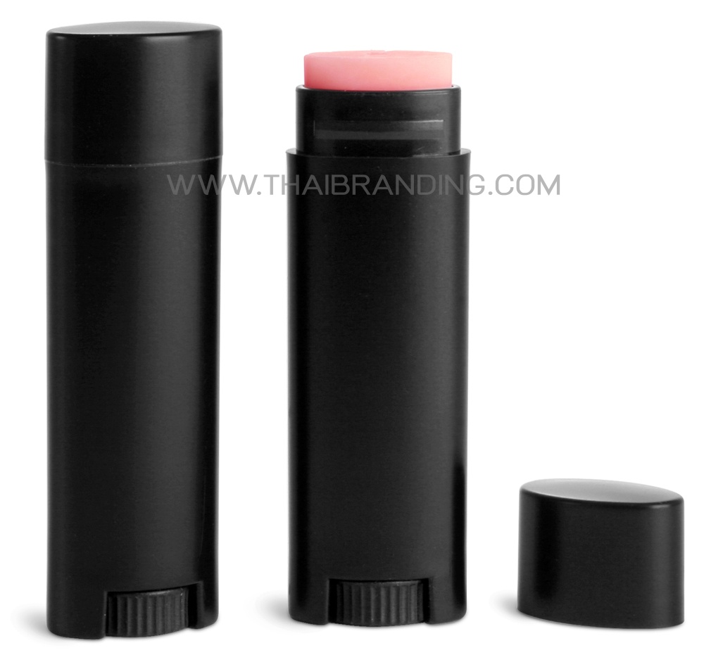 หลอดลิปบาล์ม หลอดลิปมัน หลอดลิป แบบวงรี 5 ml. (แพค 4 ชิ้น) - Image 3